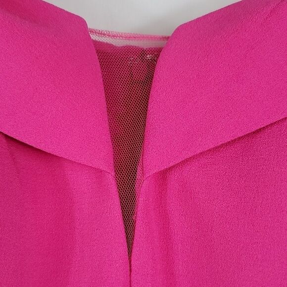 NWT Vince Camuto Off The Shoulder Crepe Sheath Dress - Size 6 - Picture 4 of 8